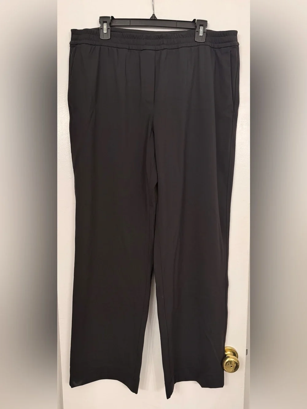 Lululemon Luxtreme Mid Rise Straight Leg Trouser Black Size XL